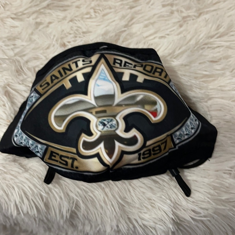 New Saints Report est 1997 face mask